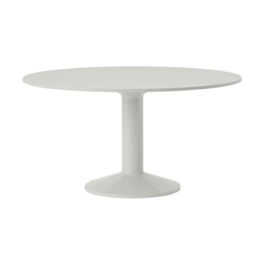 Muuto Midst eettafel rond Ø140 cm Grey Linoleum/Grey