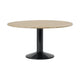 Muuto Midst eettafel rond Ø140 cm Oiled Oak/Black