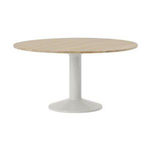 Muuto Midst eettafel rond Ø140 cm Oiled Oak/Grey