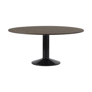 Muuto Midst eettafel rond Ø160 cm Dark Oiled Oak/Black
