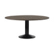 Muuto Midst eettafel rond Ø160 cm Dark Oiled Oak/Black