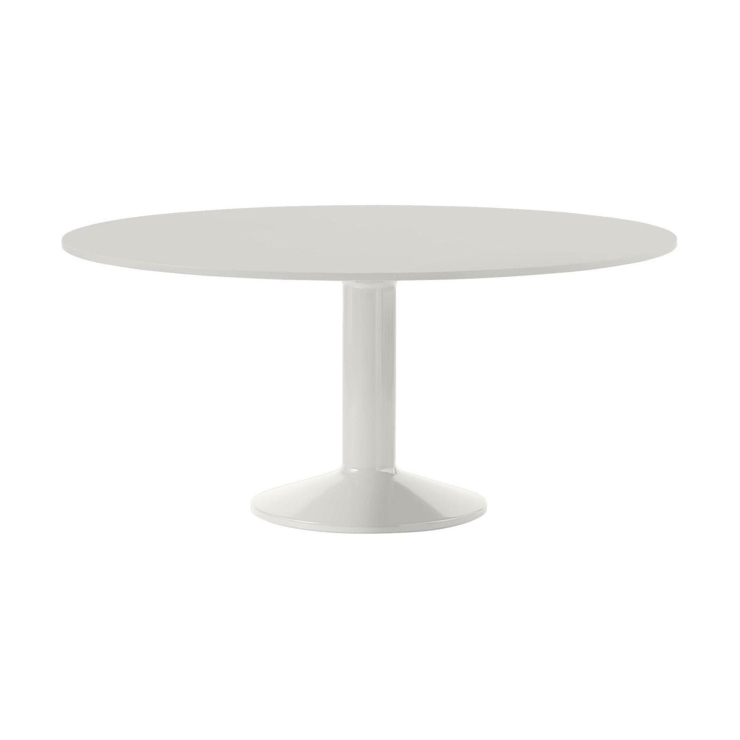 Muuto Midst eettafel rond Ø160 cm Grey Linoleum/Grey