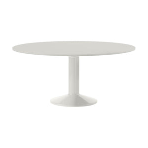 Muuto Midst eettafel rond Ø160 cm Grey Linoleum/Grey