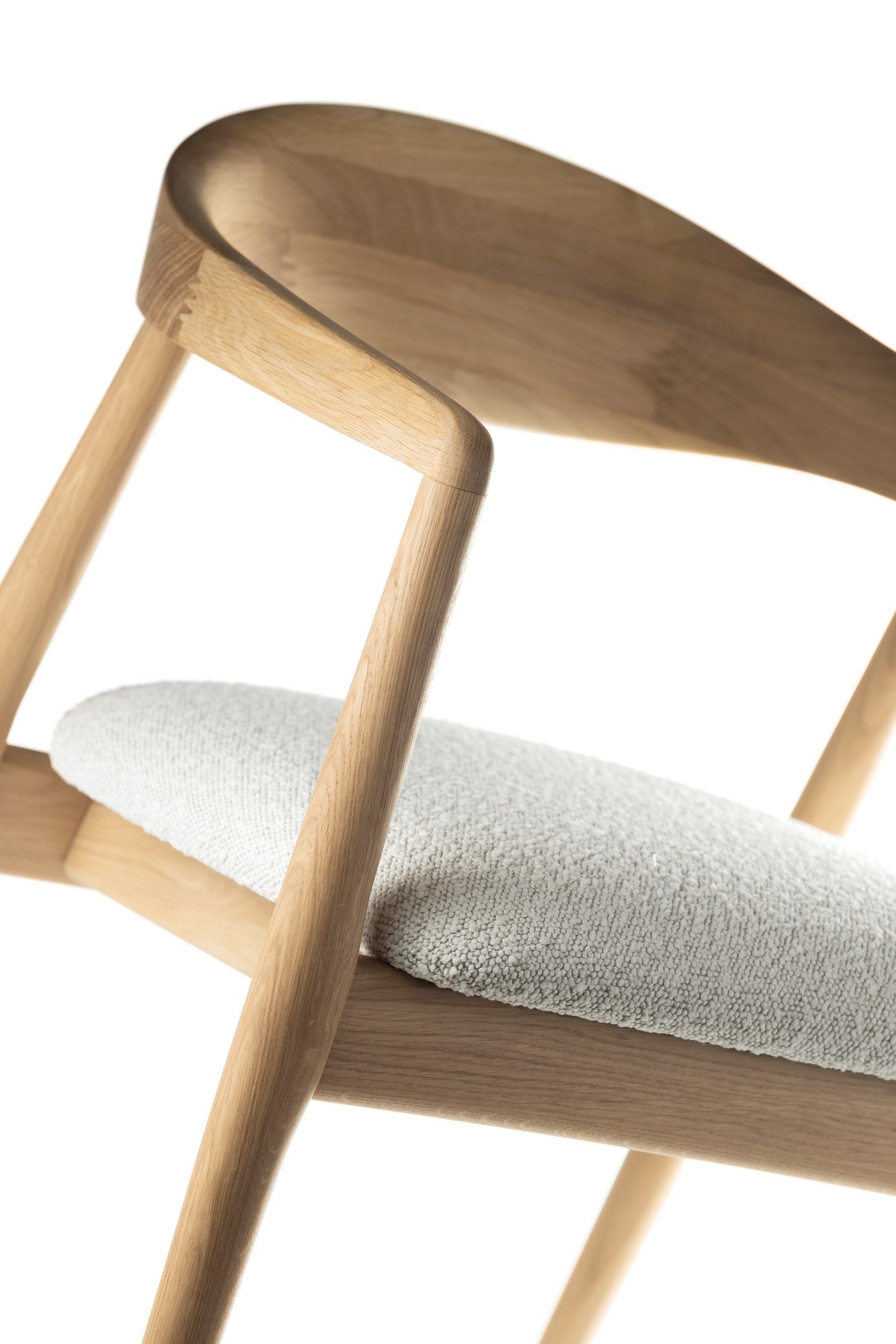 HelloChair HC307 Miru eetkamerstoel Haga 900 eiken oil bianco