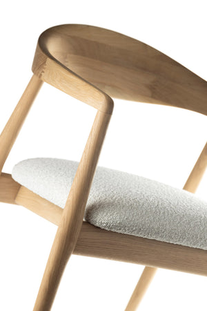 HelloChair HC307 Miru eetkamerstoel Haga 900 eiken oil bianco