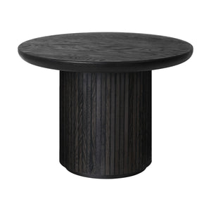 Gubi Moon bijzettafel Ø60 cm zwart eiken