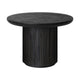 Gubi Moon bijzettafel Ø60 cm zwart eiken