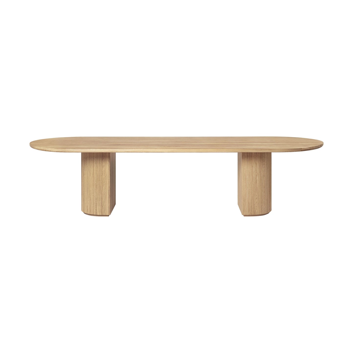 Gubi Moon Elliptical eettafel 290x105 cm geolied eiken