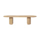 Gubi Moon Elliptical eettafel 290x105 cm geolied eiken