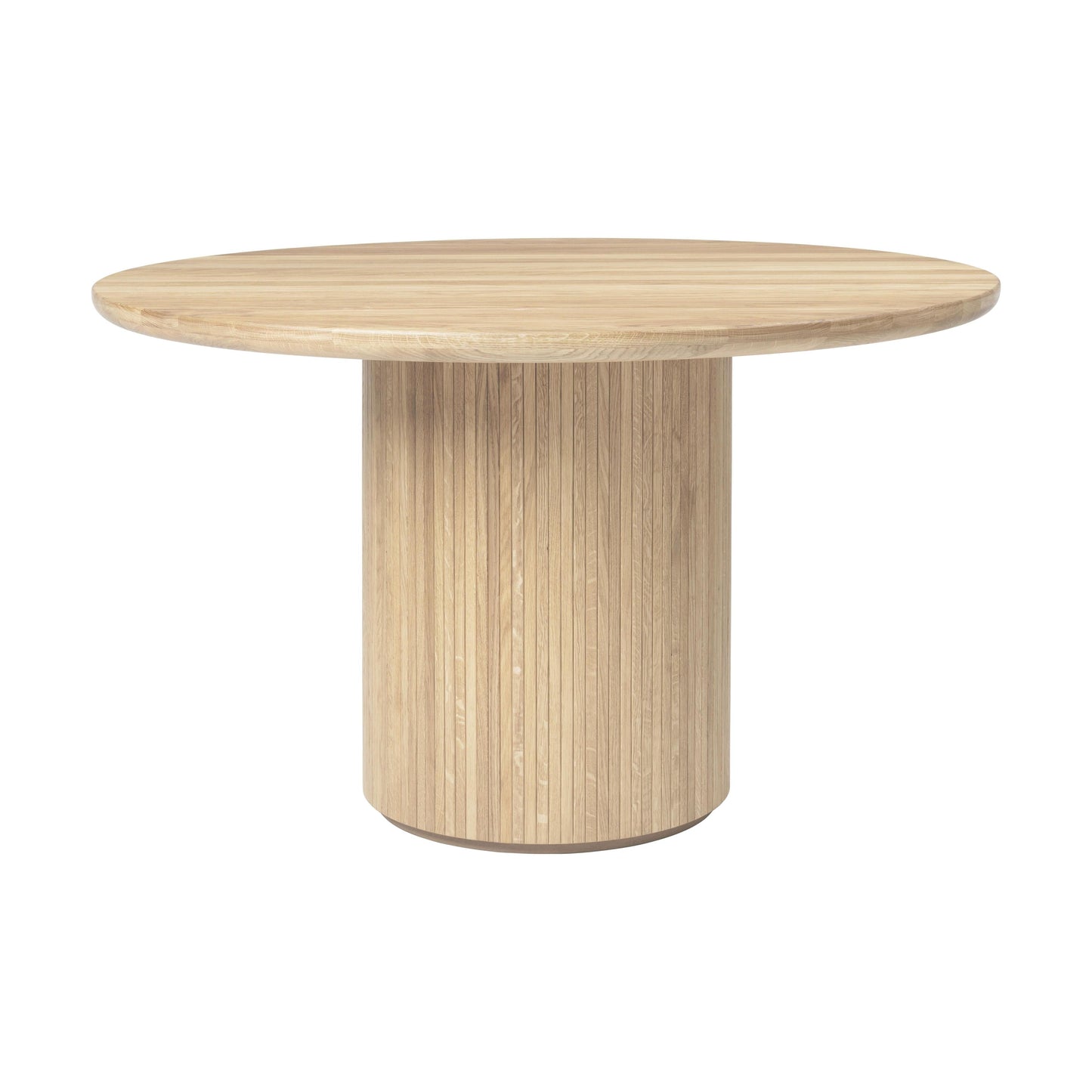 Gubi Moon eettafel Ø120 cm gezeept eiken