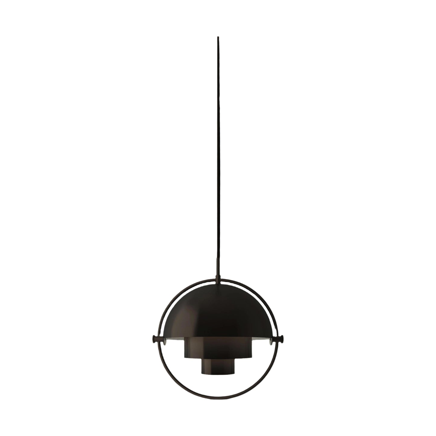 Gubi Multi-Lite hanglamp small Black Brass