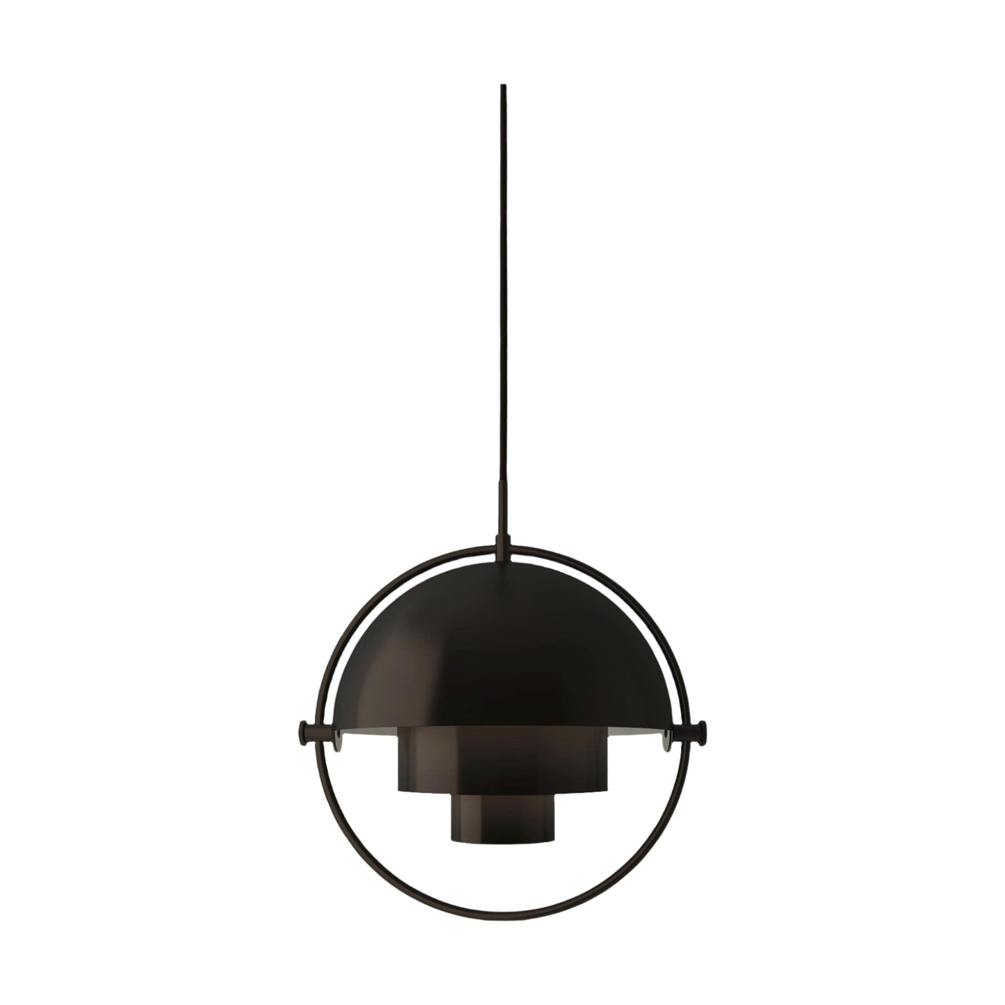 Gubi Multi-Lite hanglamp Black Brass