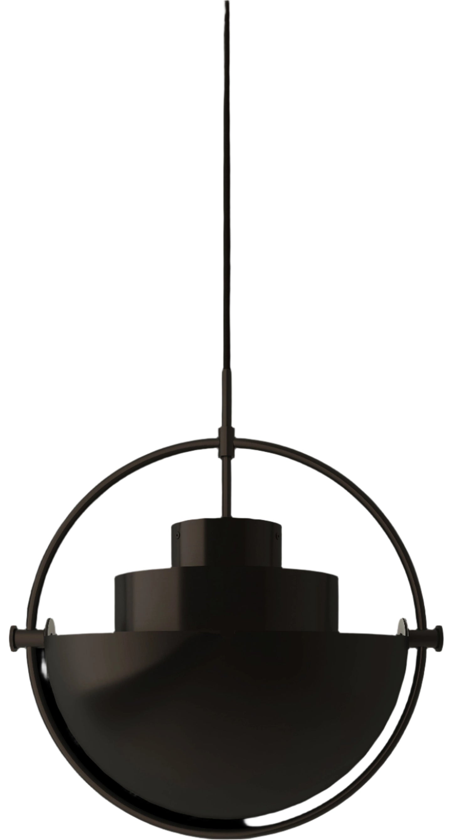 Gubi Multi-Lite hanglamp Black Brass