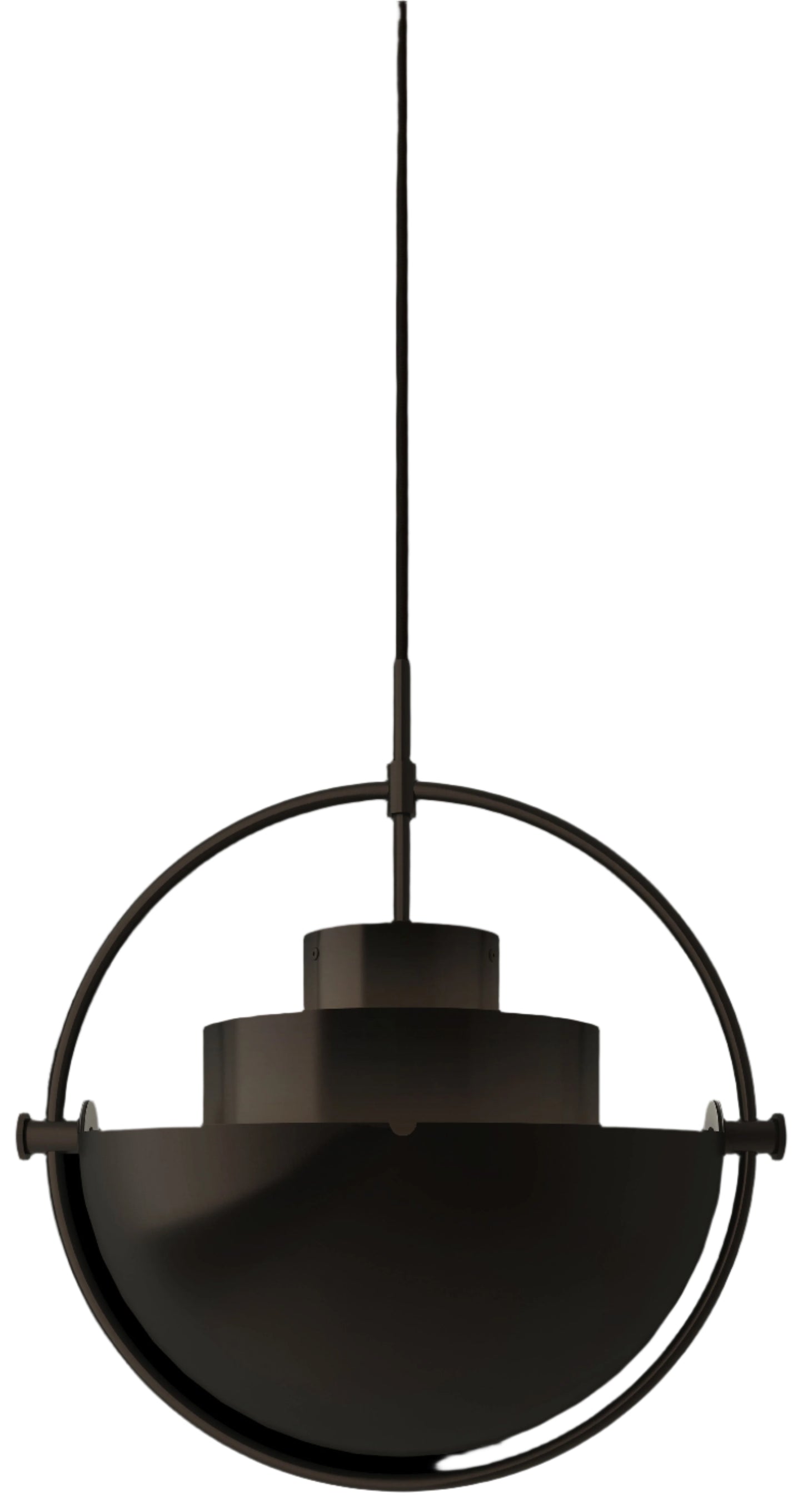 Gubi Multi-Lite hanglamp Black Brass