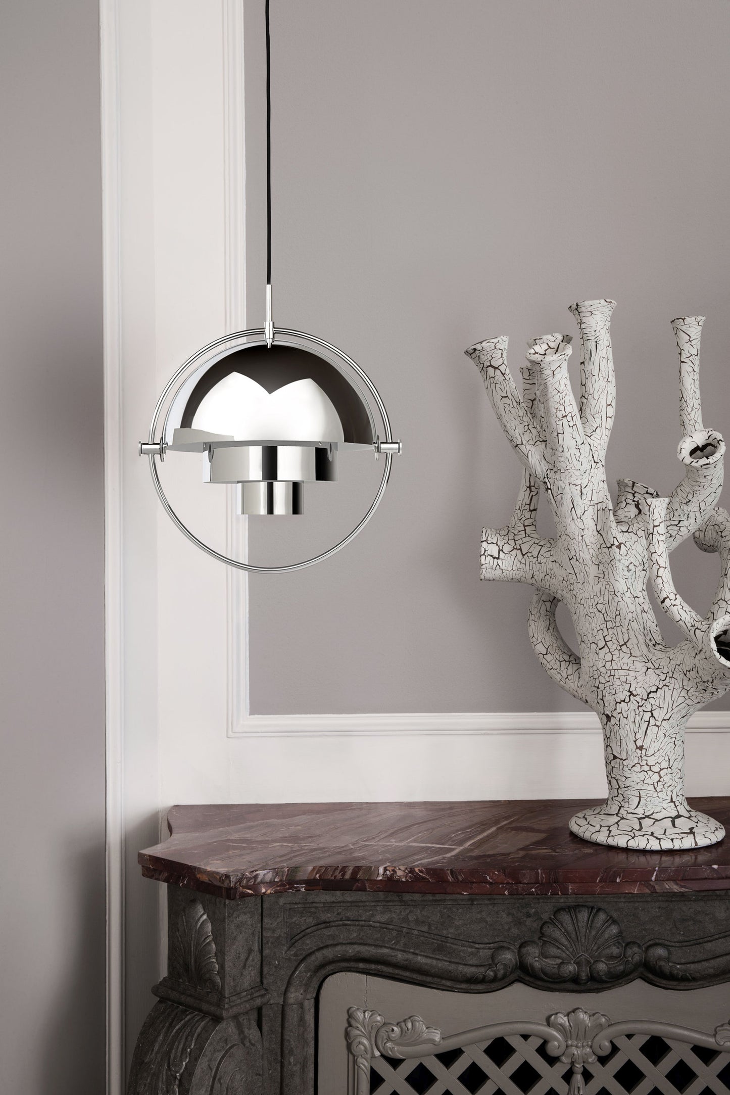 Gubi Multi-Lite hanglamp Chrome