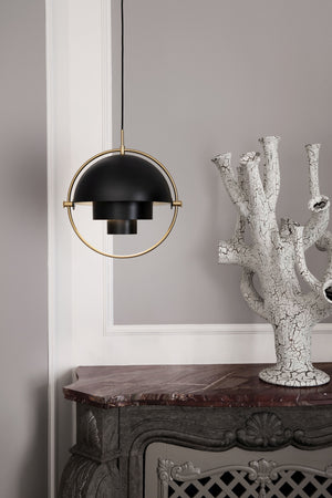 Gubi Multi-Lite hanglamp Brass / Black