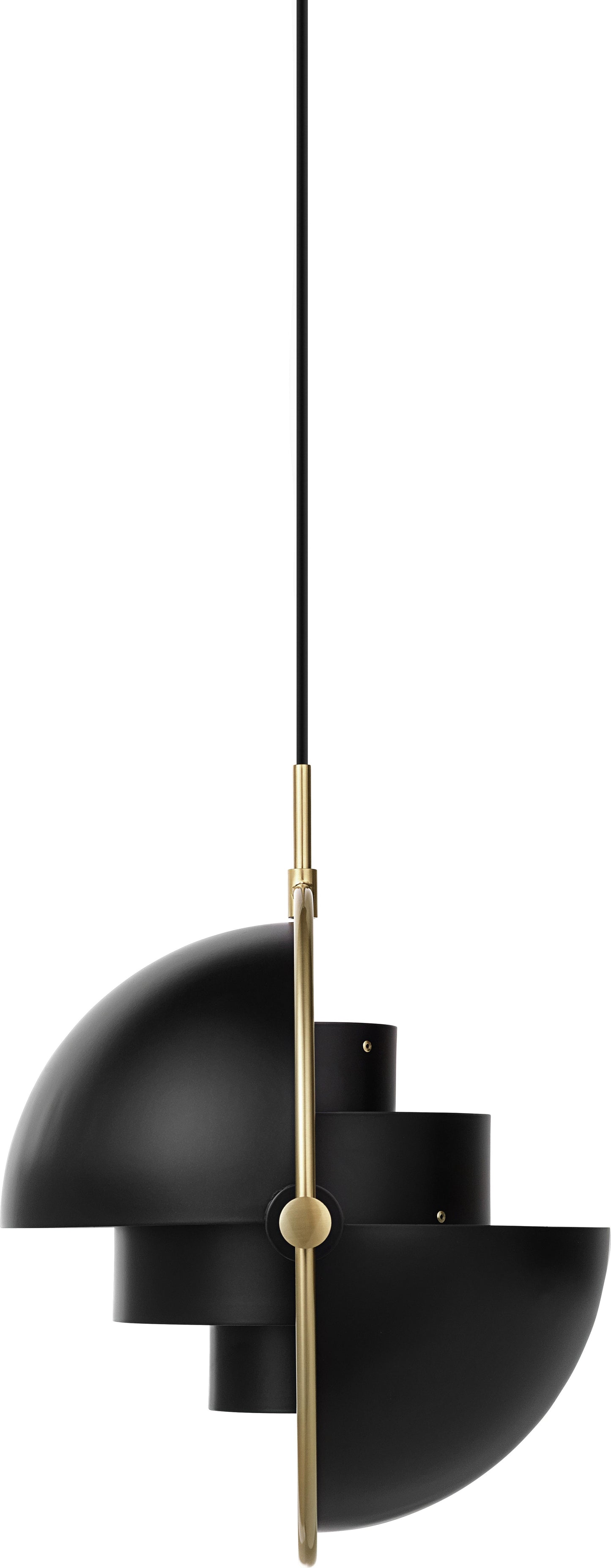 Gubi Multi-Lite hanglamp Brass / Black