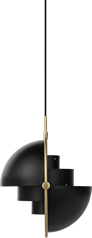 Gubi Multi-Lite hanglamp Brass / Black