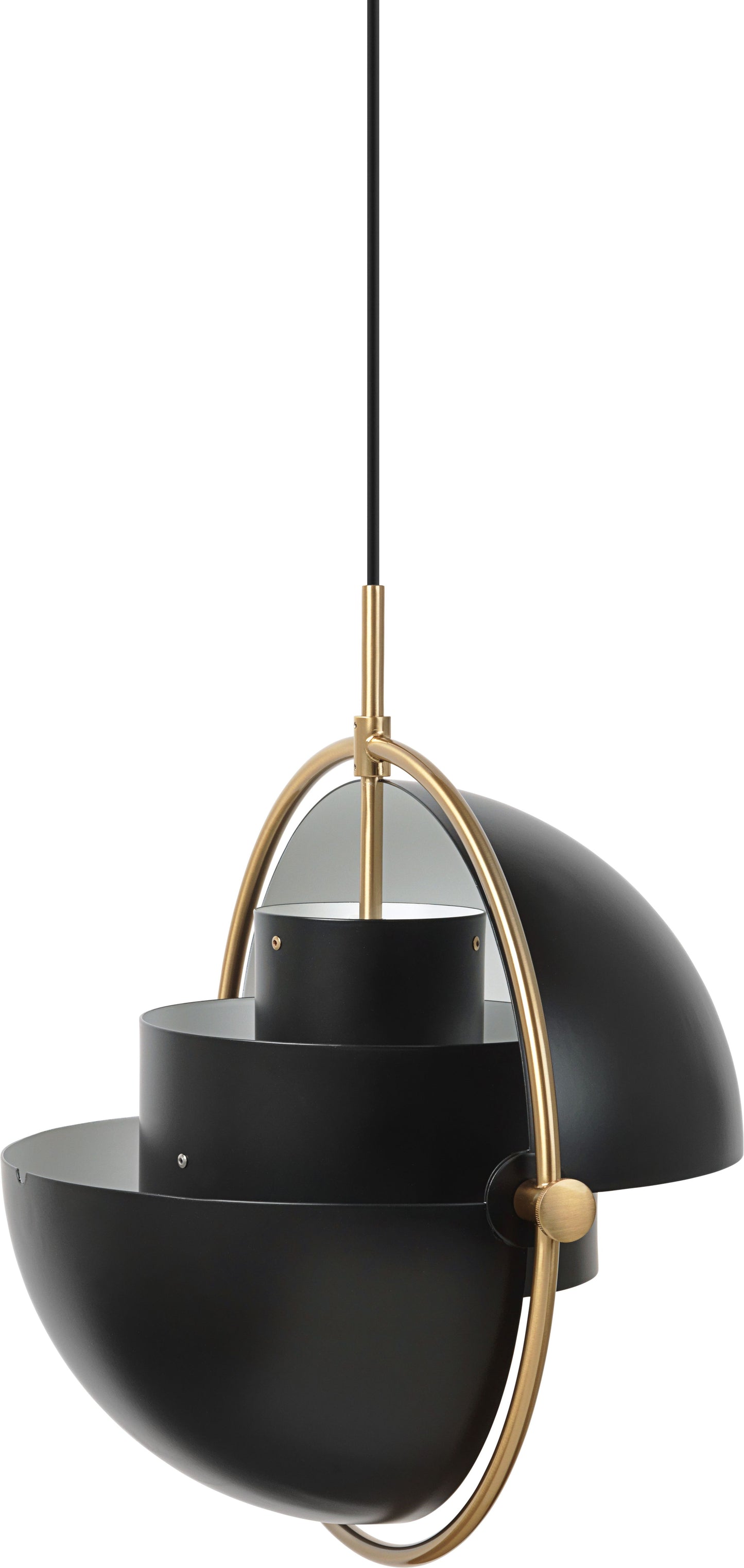Gubi Multi-Lite hanglamp Brass / Black