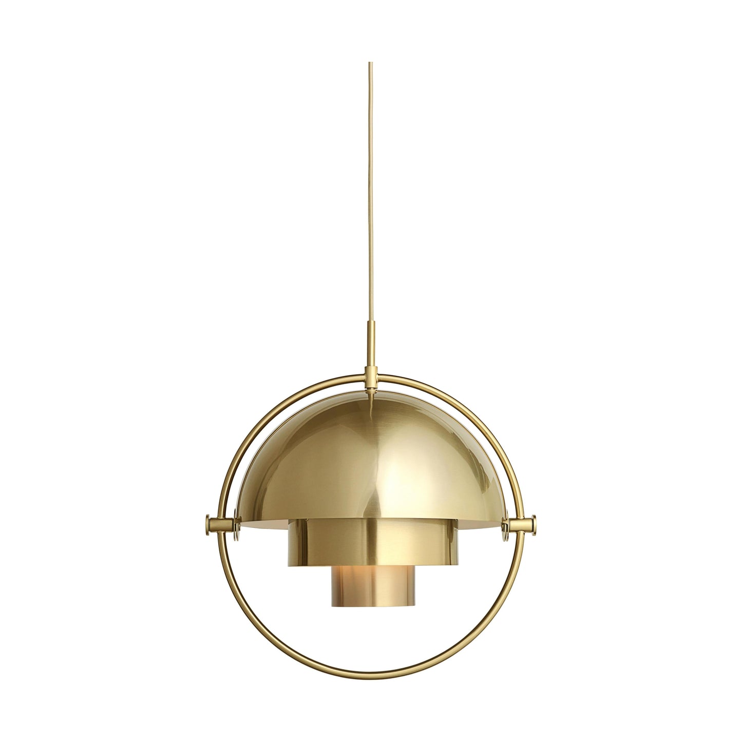 Gubi Multi-Lite hanglamp Brass