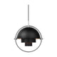 Gubi Multi-Lite hanglamp Chrome / Black