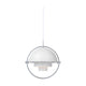 Gubi Multi-Lite hanglamp Chrome / White