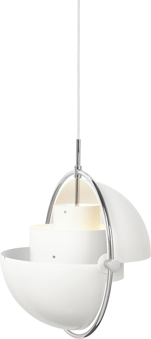 Gubi Multi-Lite hanglamp Chrome / White