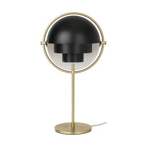 Gubi Multi-Lite tafellamp Brass / Black