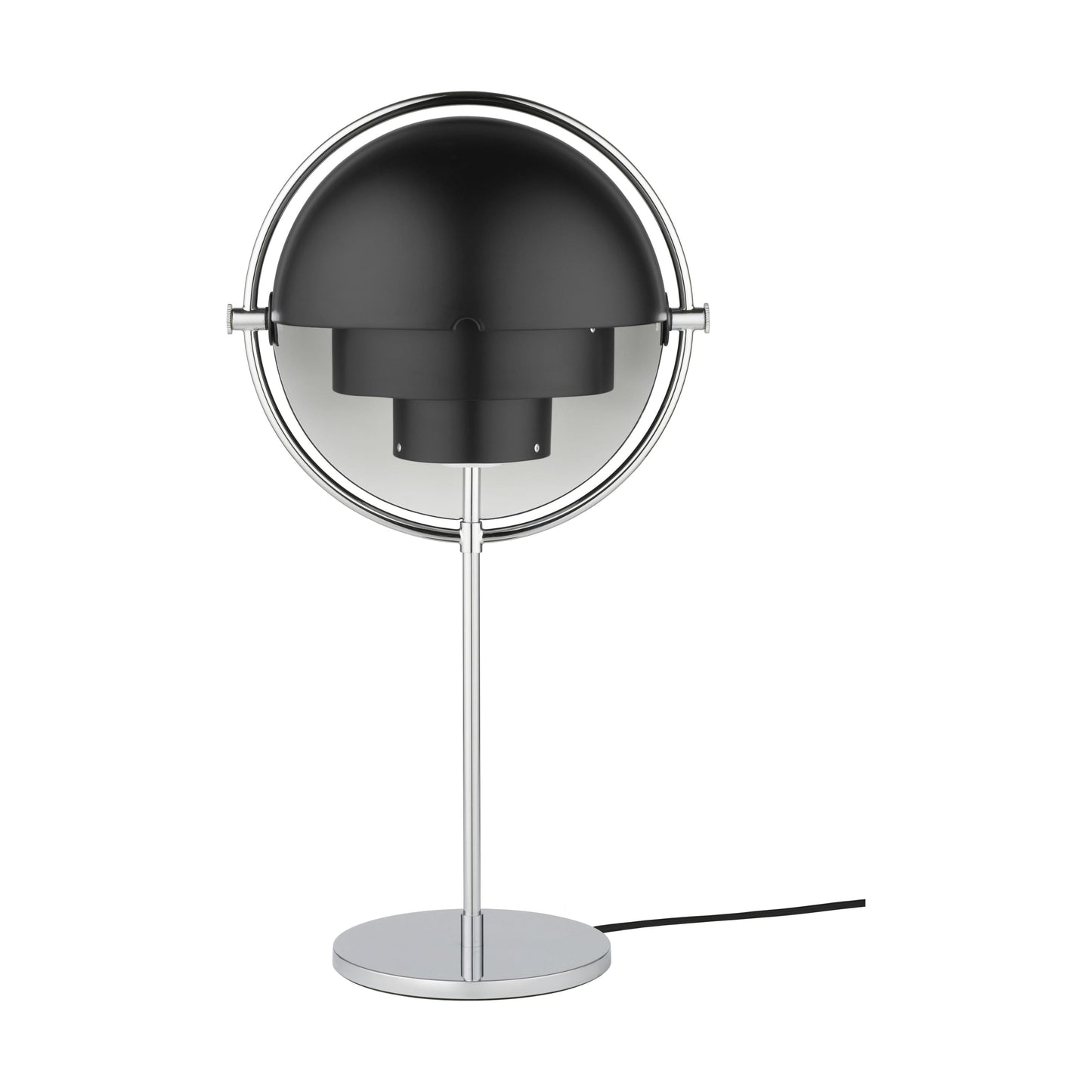 Gubi Multi-Lite tafellamp Chrome / Black
