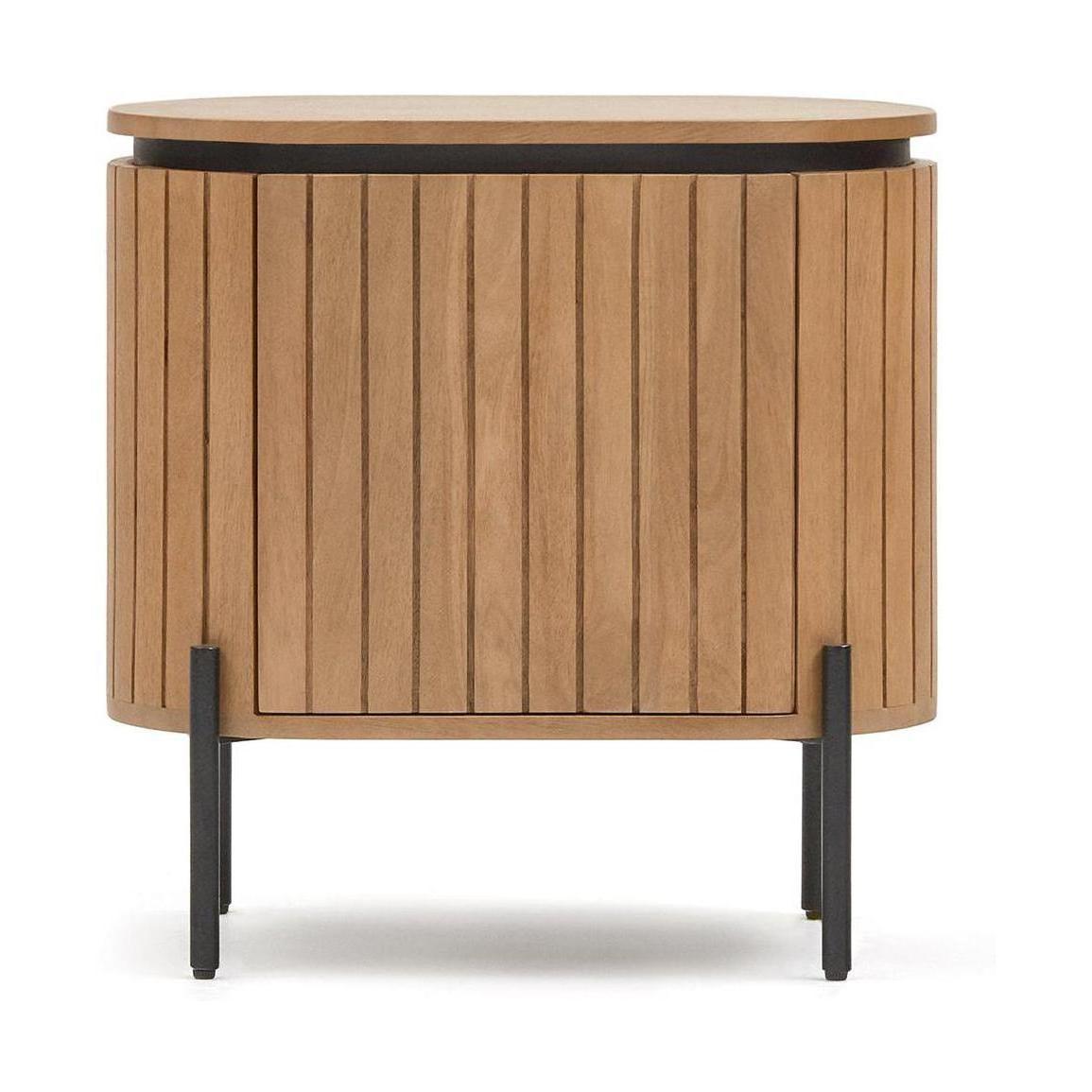 Kave Home Licia nachtkastje 55x55 cm massief mangohout