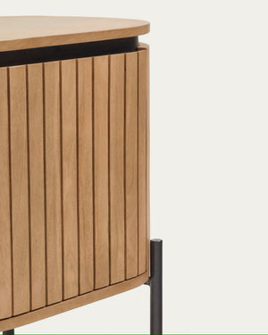 Kave Home Licia nachtkastje 55x55 cm massief mangohout