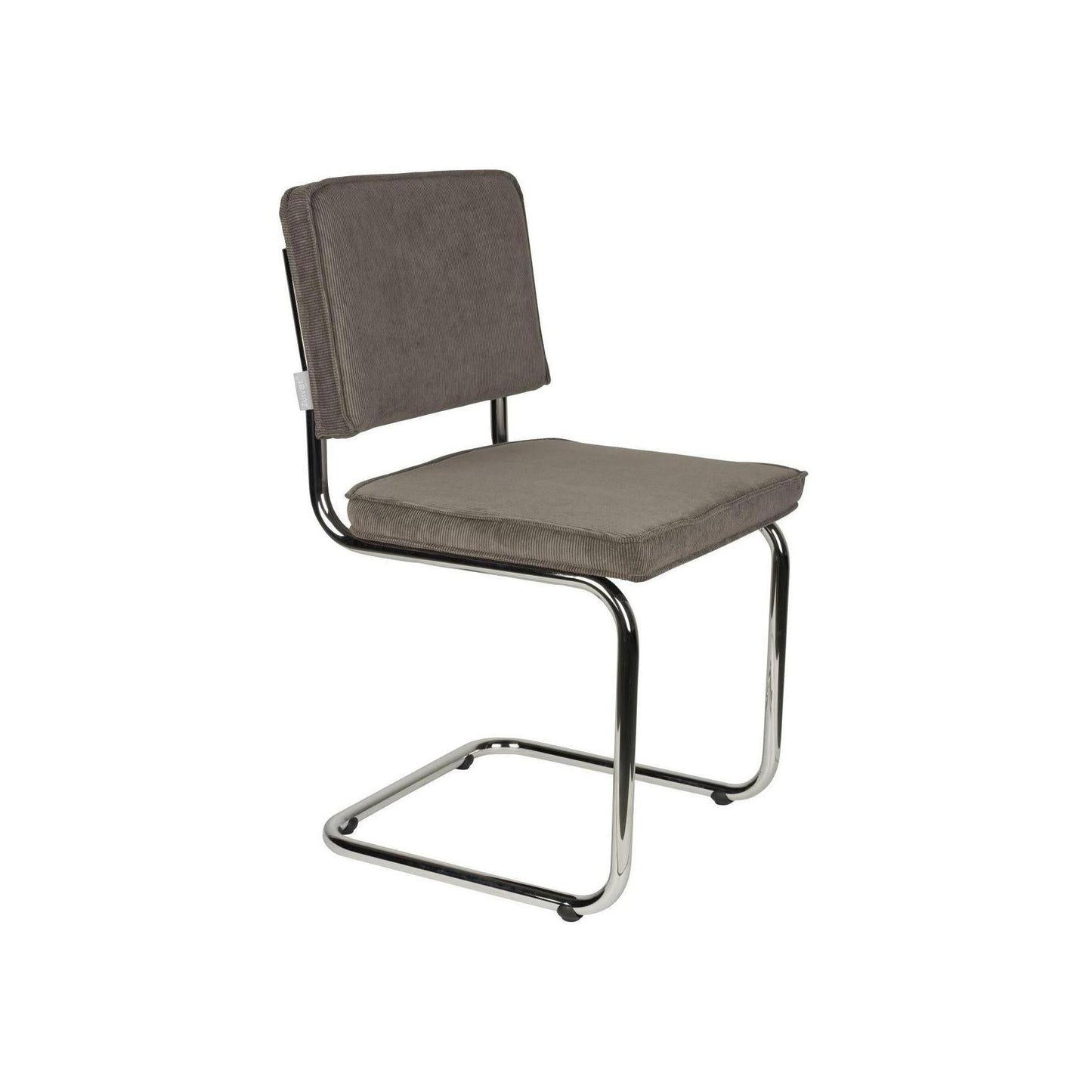 Zuiver Ridge Rib eetkamerstoel Cool Grey