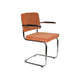 Zuiver Ridge Rib armstoel Orange