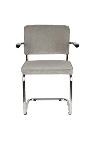 Zuiver Ridge Rib armstoel Cool Grey
