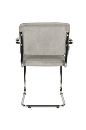 Zuiver Ridge Rib armstoel Cool Grey