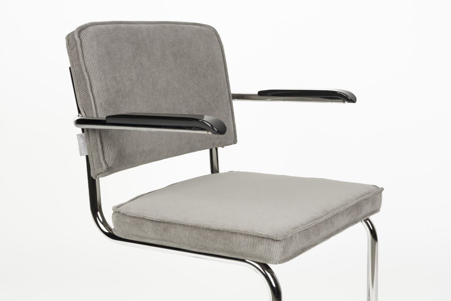 Zuiver Ridge Rib armstoel Cool Grey