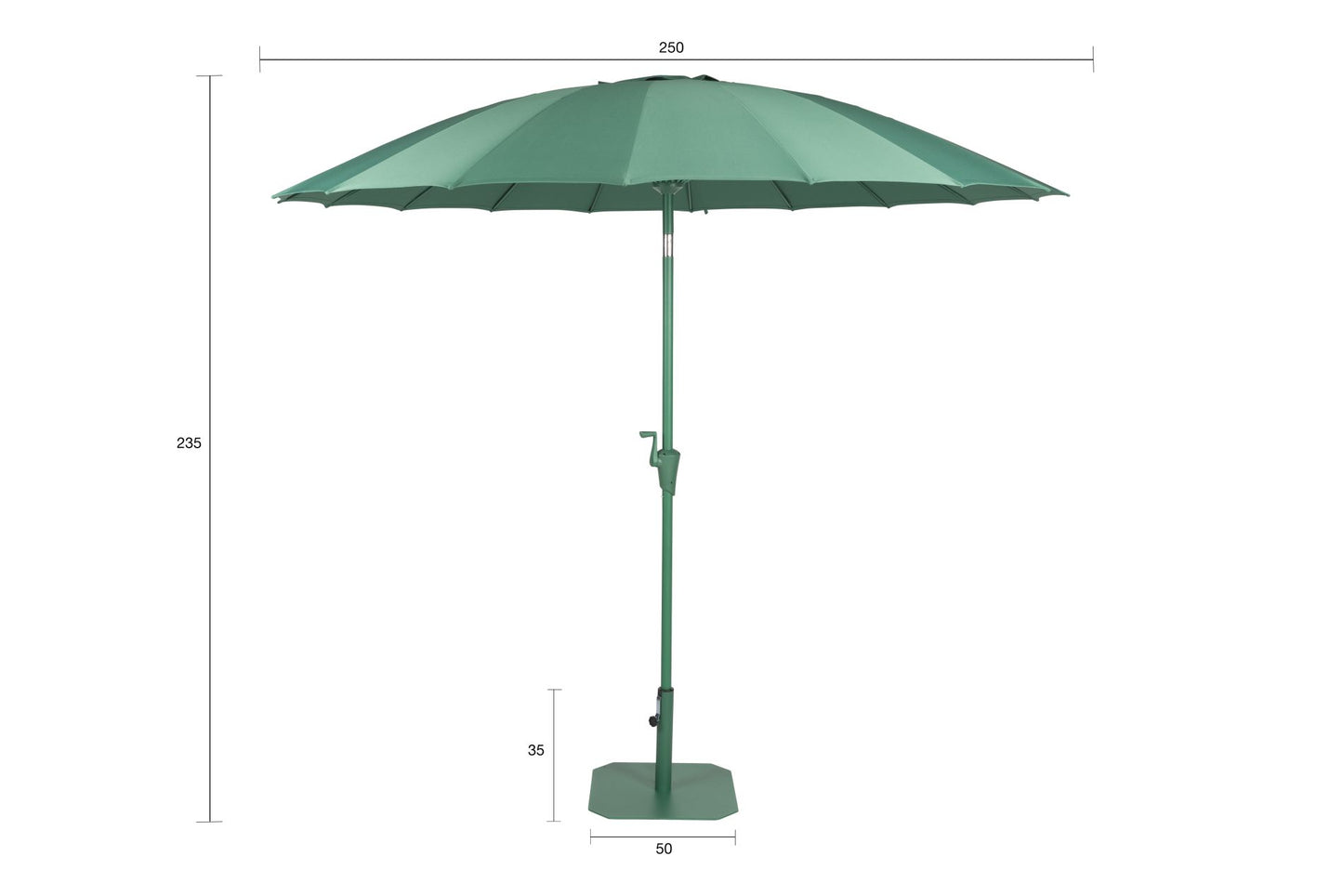 Zuiver Sunshine parasol Desert Sage
