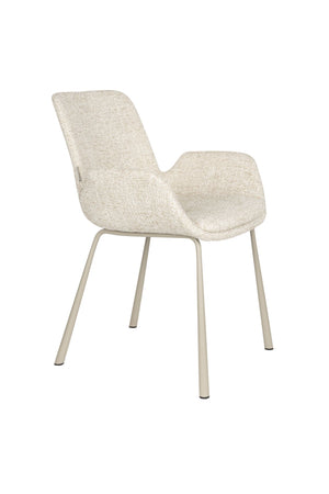 Zuiver Brit eetkamerstoel Beige