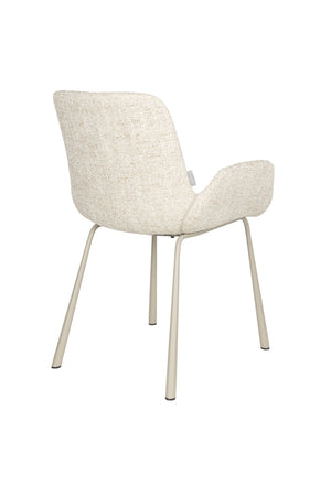 Zuiver Brit eetkamerstoel Beige