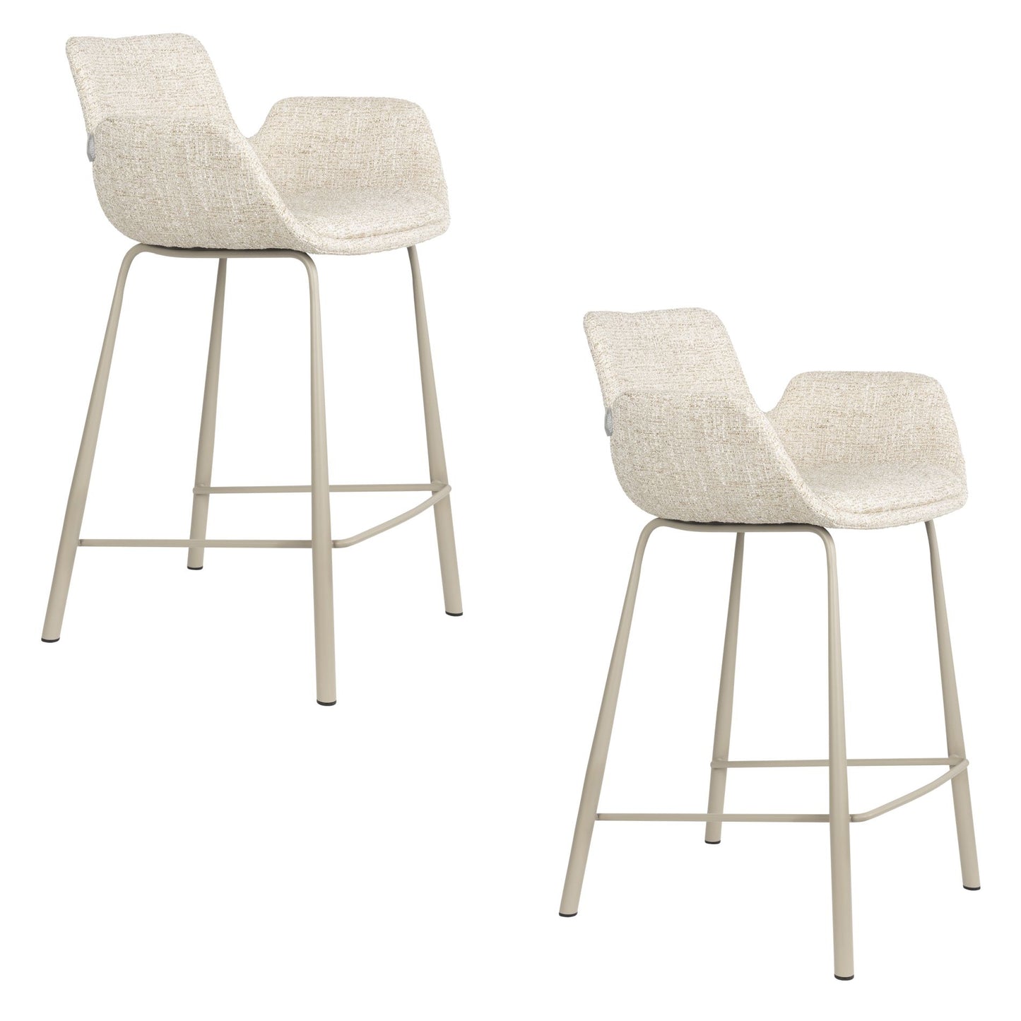 Zuiver Brit barkruk H68 Beige