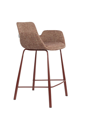 Zuiver Brit barkruk H68 Rood