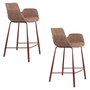 Zuiver Brit barkruk H68 Rood