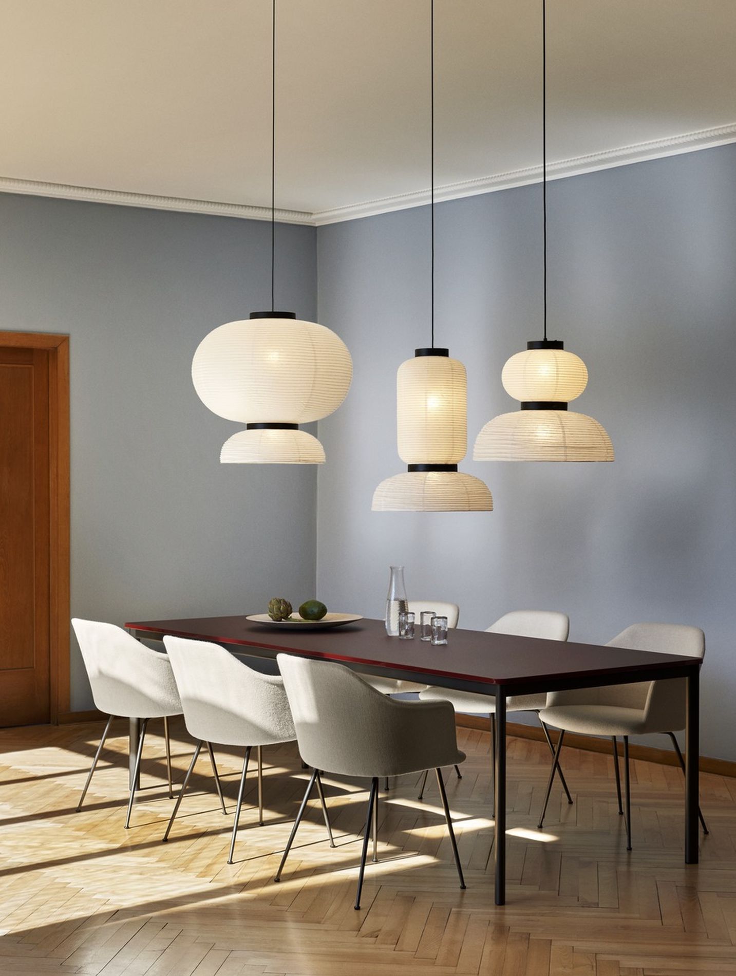&Tradition Formakami JH3 hanglamp Ivory White