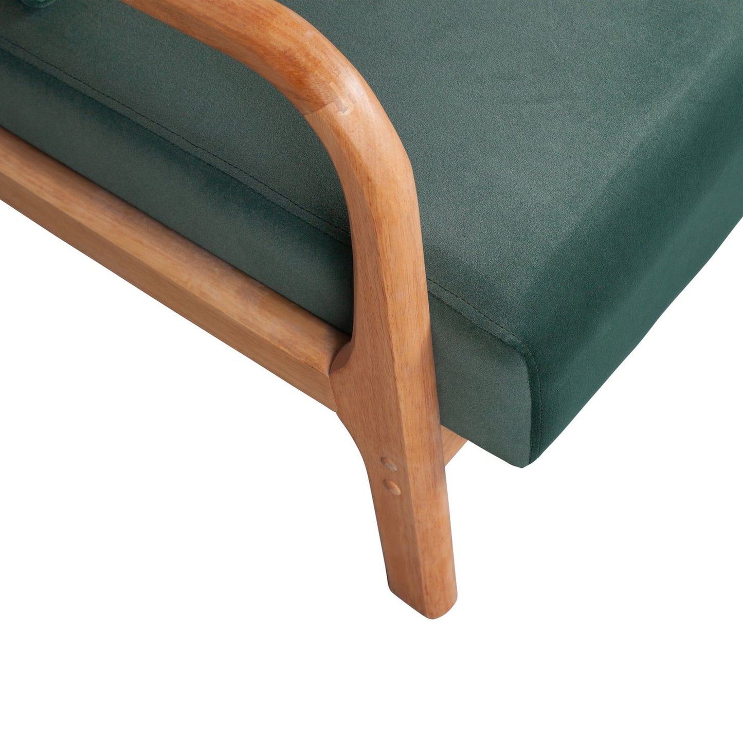WOOOD Mark fauteuil velvet Flesgroen