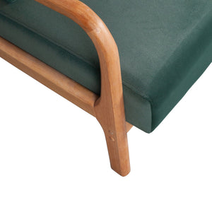 WOOOD Mark fauteuil velvet Flesgroen