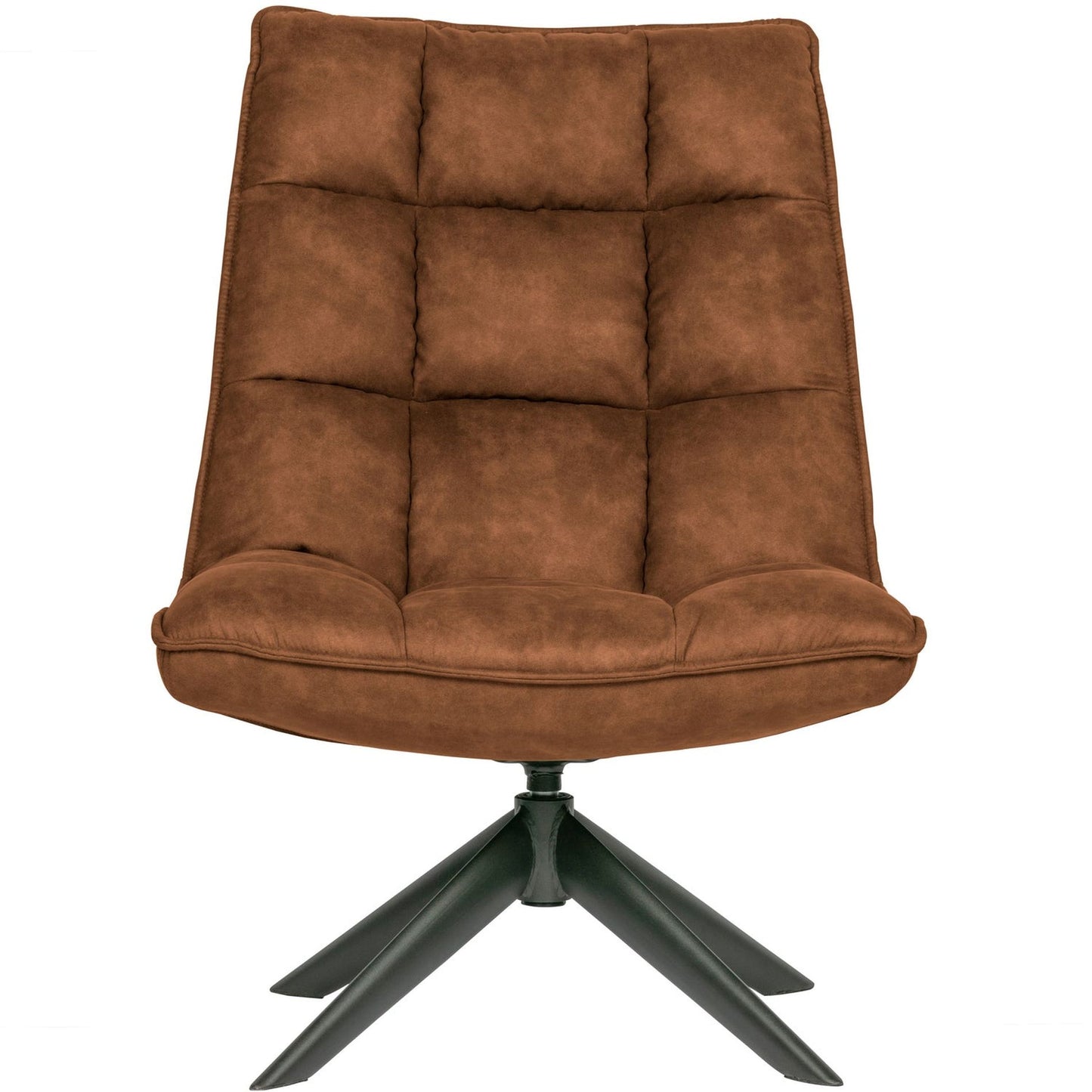 WOOOD Jouke fauteuil leerlook Cognac