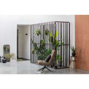 WOOOD Jouke fauteuil leerlook Groen