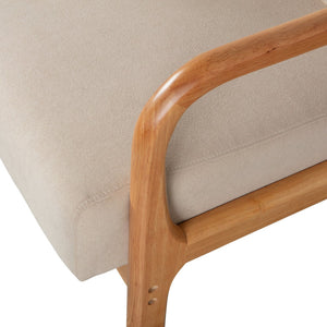 WOOOD Mark fauteuil geweven Naturel