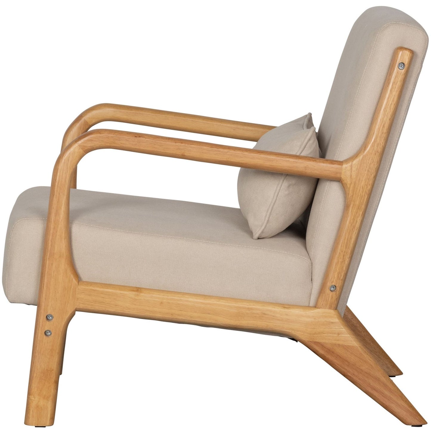 WOOOD Mark fauteuil geweven Naturel