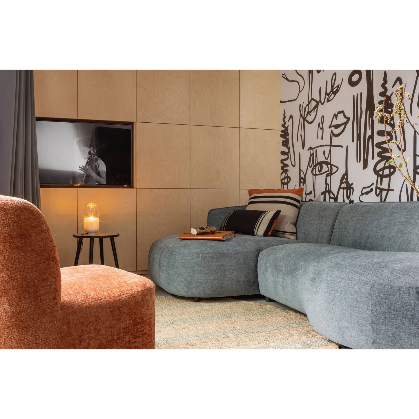 WOOOD Atty fauteuil Oranje